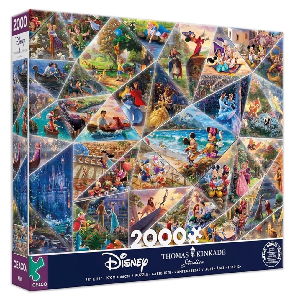 Disney Thomas Kinkade 2000-Piece Multicolor Puzzle